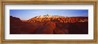 Badlands at sunset, Escalante, Utah, USA Fine Art Print