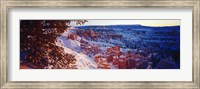 Snow in Bryce Canyon National Park, Utah, USA Fine Art Print