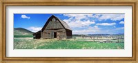 Old barn in a field, Colorado, USA Fine Art Print