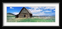 Old barn in a field, Colorado, USA Fine Art Print