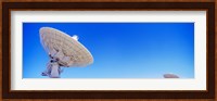 Radio telescope satellite dishes of the Very Large Array on the Plains of San Agustin, Socorro, New Mexico, USA Fine Art Print