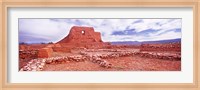 Ruins of the Mission, Pecos National Historical Park, Pecos, New Mexico, USA Fine Art Print