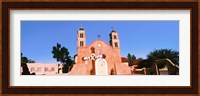 Church in a city, San Miguel Mission, Socorro, New Mexico, USA Fine Art Print