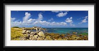 Rocks at the coast, Aruba Fine Art Print