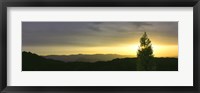 Sunset over Anza Borrego Desert State Park, Borrego Springs, California, USA Fine Art Print