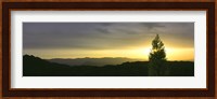 Sunset over Anza Borrego Desert State Park, Borrego Springs, California, USA Fine Art Print