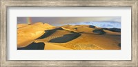 Rainbow at Great Sand Dunes National Park, Colorado, USA Fine Art Print