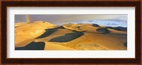 Rainbow at Great Sand Dunes National Park, Colorado, USA Fine Art Print