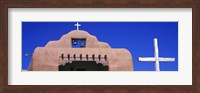 Low angle view of Santo Tomas Church, Santa Rosa De Lima, New Mexico, USA Fine Art Print