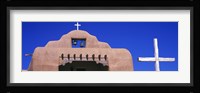 Low angle view of Santo Tomas Church, Santa Rosa De Lima, New Mexico, USA Fine Art Print
