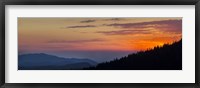 Sunset at Clingmans Dome, Tennessee Framed Print