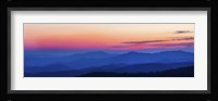 Blue & Pink Sunset at Clingmans Dome,Tennessee Fine Art Print