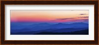 Blue & Pink Sunset at Clingmans Dome,Tennessee Fine Art Print