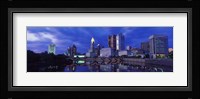 USA, Ohio, Columbus, Scioto River Fine Art Print
