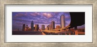 Dallas Skyscrapers ( Purple Sky) Fine Art Print