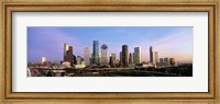 USA, Texas, Houston, twilight Fine Art Print