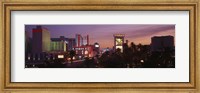 Casinos At Twilight, Las Vegas, Nevada, USA Fine Art Print
