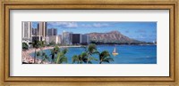 Waikiki Beach, Honolulu, Hawaii, USA Fine Art Print