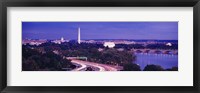 High angle view of a cityscape, Washington DC, USA Fine Art Print