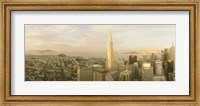 USA, California, San Francisco, Skyline with Transamerica Building Fine Art Print