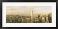 USA, California, San Francisco, Skyline with Transamerica Building Fine Art Print