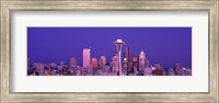 USA, Washington, Seattle, night Fine Art Print