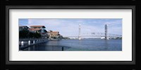 Bridge Over A River, Main Street, St. Johns River, Jacksonville, Florida, USA Fine Art Print