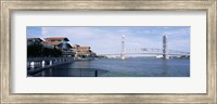 Bridge Over A River, Main Street, St. Johns River, Jacksonville, Florida, USA Fine Art Print