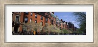 Buildings in a street, Commonwealth Avenue, Boston, Suffolk County, Massachusetts, USA Fine Art Print