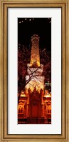 Night, Old Water Tower, Chicago, Illinois, USA Fine Art Print