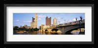 Scioto River, Columbus, Ohio, USA Fine Art Print