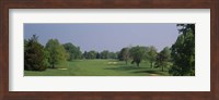 Panoramic view of a golf course, Baltimore Country Club, Maryland, USA Fine Art Print