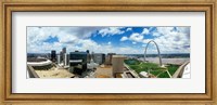 Buildings in a city, Gateway Arch, St. Louis, Missouri, USA Fine Art Print