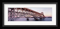 Bridge across a river, South Grand Island Bridge, Niagara River, Grand Island, Erie County, New York State, USA Fine Art Print