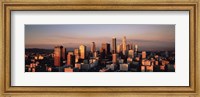 Skyline At Dusk, Los Angeles, California, USA Fine Art Print