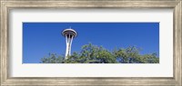 Low angle view of a tower, Space Needle, Seattle Center, Seattle, King County, Washington State, USA Fine Art Print