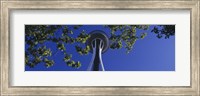 Space Needle Maple Trees Seattle Center Seattle WA USA Fine Art Print