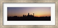 Sunrise Skyline Dallas TX USA Fine Art Print