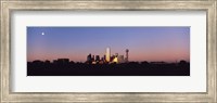 Sunset Skyline Dallas TX USA Fine Art Print