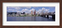 USA, Oregon, Portland, Willamette River Fine Art Print