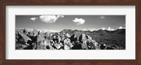 Boulders on a landscape, Saguaro National Park, Tucson, Pima County, Arizona, USA Fine Art Print