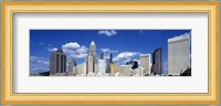 Skyscrapers in a city, Charlotte, Mecklenburg County, North Carolina, USA Fine Art Print