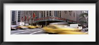 Cars in front of a building, Radio City Music Hall, New York City, New York State, USA Fine Art Print