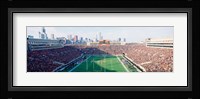 High angle view of spectators in a stadium, Soldier Field (before 2003 renovations), Chicago, Illinois, USA Fine Art Print