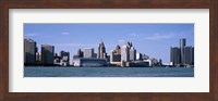 Detroit Waterfront, Michigan Fine Art Print