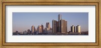 Detroit, Michigan Daytime Skyline Fine Art Print