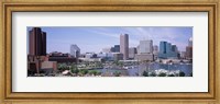 USA, Maryland, Baltimore, High angle view of Inner Harbor Fine Art Print