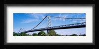 USA, Philadelphia, Pennsylvania, Benjamin Franklin Bridge over the Delaware River Fine Art Print