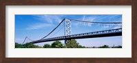 USA, Philadelphia, Pennsylvania, Benjamin Franklin Bridge over the Delaware River Fine Art Print