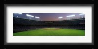 Spectators watching a baseball match in a stadium, Wrigley Field, Chicago, Cook County, Illinois, USA Fine Art Print